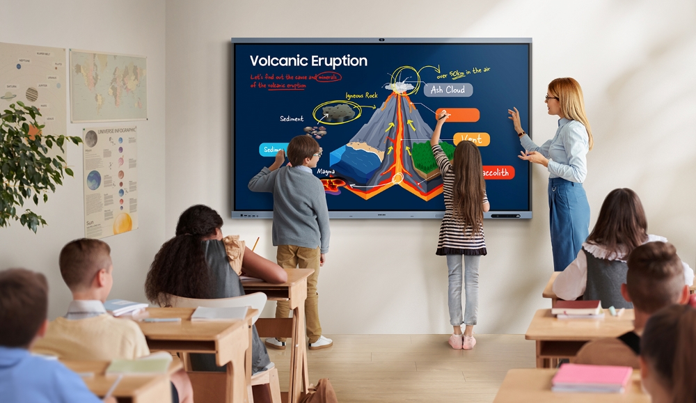 Interactive Display,AI,Technology,Education,Classroom Technology,Digital Classroom,EdTech,Smart Boards,Google Classroom,K12 Learning