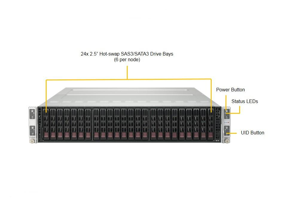 SYS-2028TP-HC1R-SIOM - Supermicro