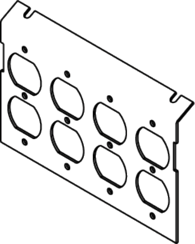 P8850-4DP - Middle Atlantic Products