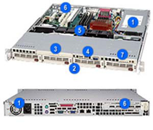 CSE-813MT-300CB - Supermicro