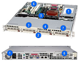 CSE-813MT-410CB - Supermicro