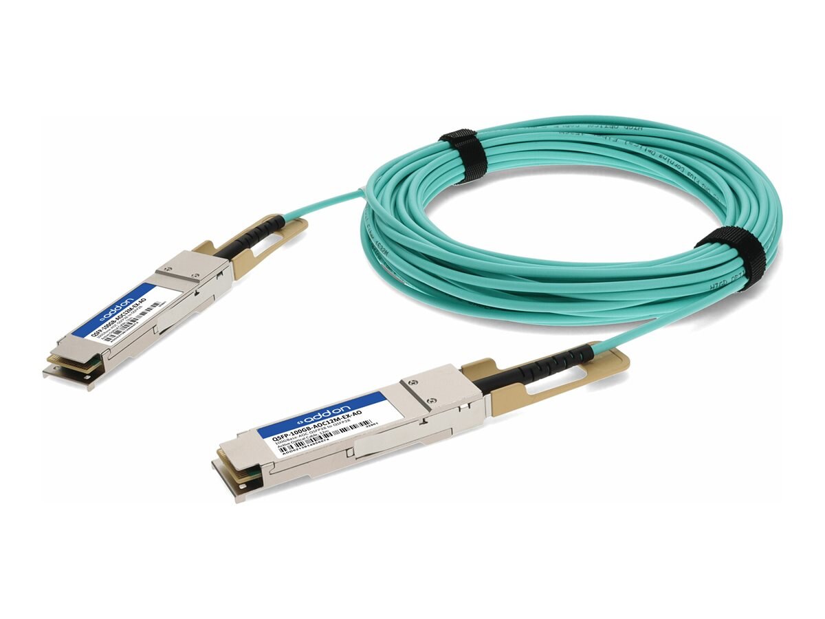 QSFP-100GB-AOC12M-EX-AO - AddOn Networks