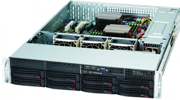 CSE-825TQ-R720LPB - Supermicro