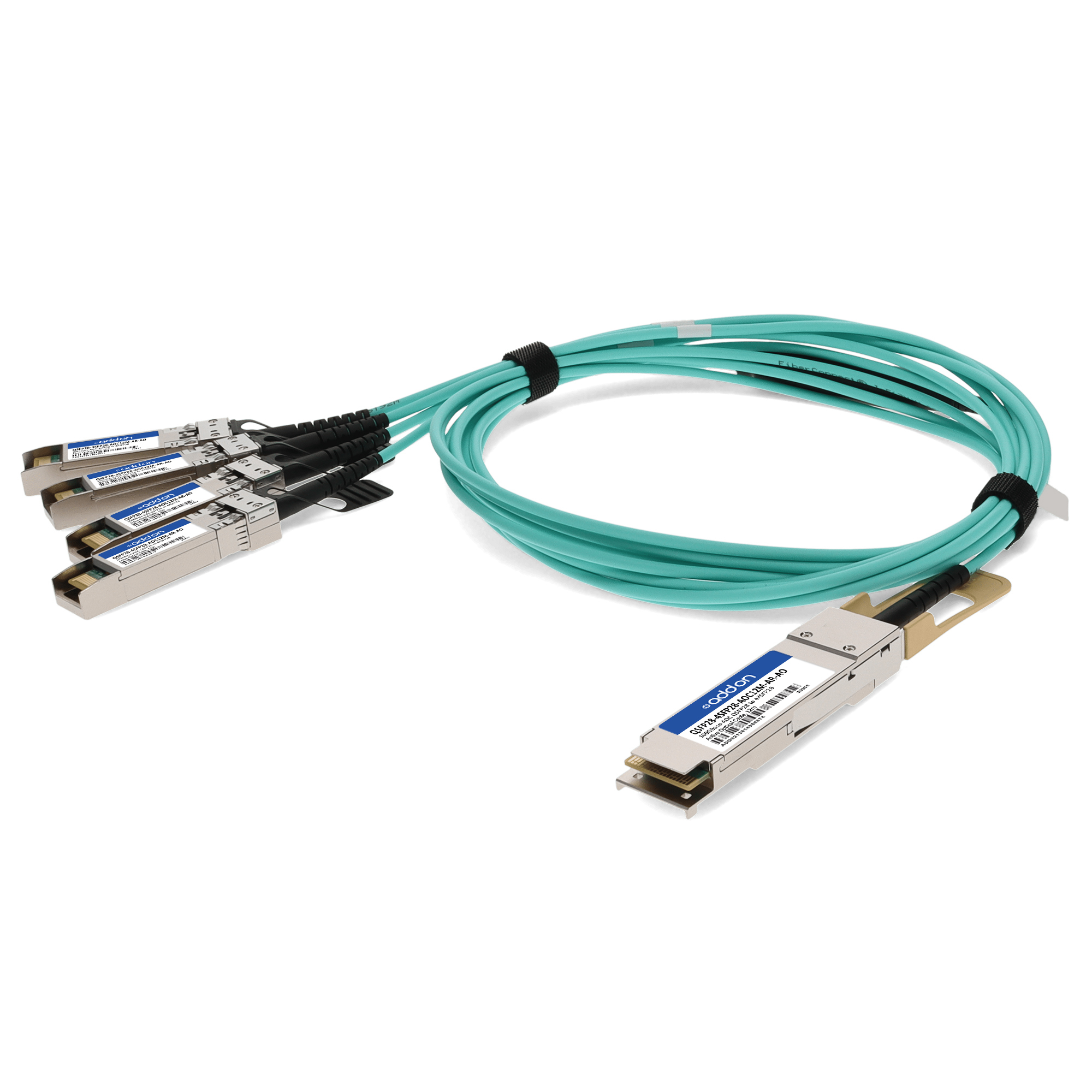 QSFP28-4SFP28-AOC12M-AR-AO - AddOn Networks