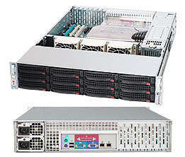 CSE-826TQ-R500LPB - Supermicro